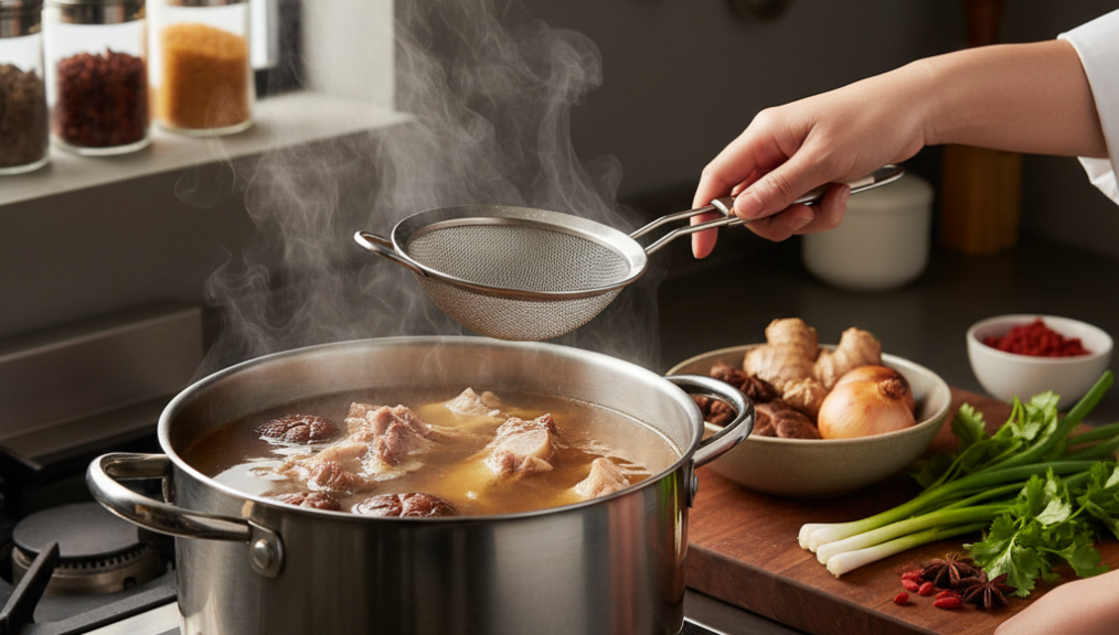 Nấu Nước Dùng Trong Veo, Đậm Đà: Bí Quyết Từ Bếp Trưởng